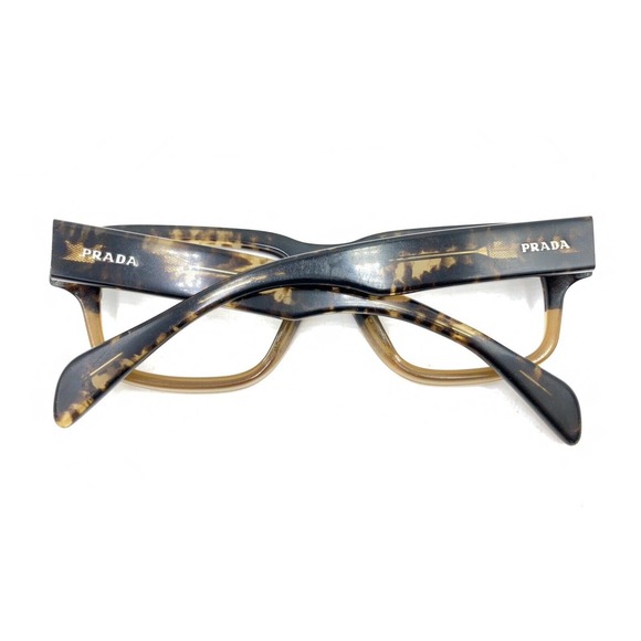 Prada VPR 19Q RO4-1O1 Matte Tortoise Brown Eyeglasses Frames 51-17 140 Italy - Picture 11 of 12